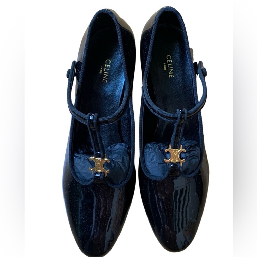 Celine t bar pumps